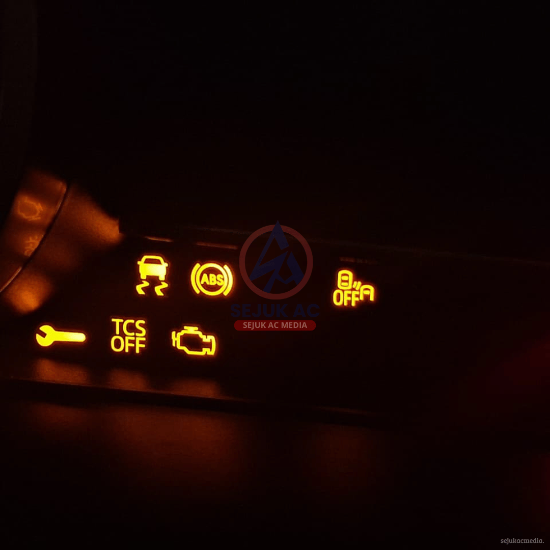 Lampu ABS Menyala