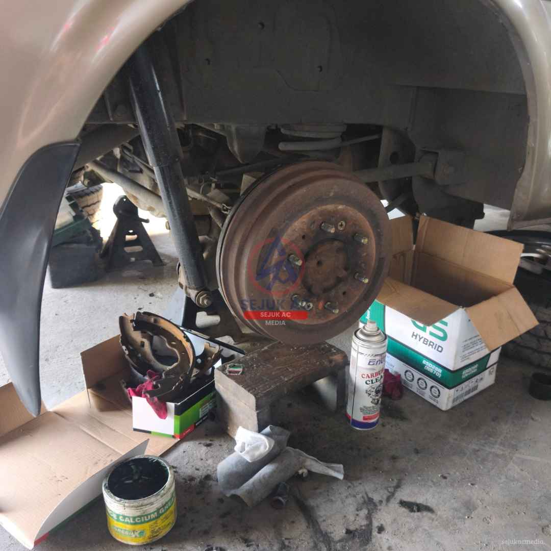 penyebab rem tromol mobil bunyi
