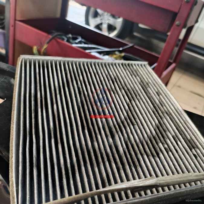 emeriksaan fisik filter kabin di bengkel mobil terdekat sejuk muchtar jakarta barat